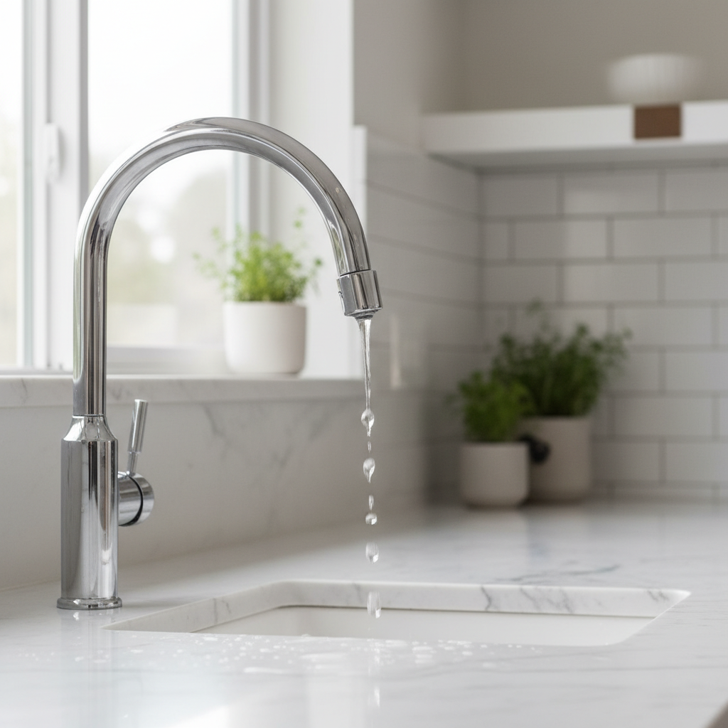 Professional plumbing services in Lewisville TX - Modern kitchen with clean fixtures